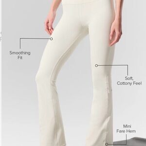 ALO Yoga Cream Flare Leggings
